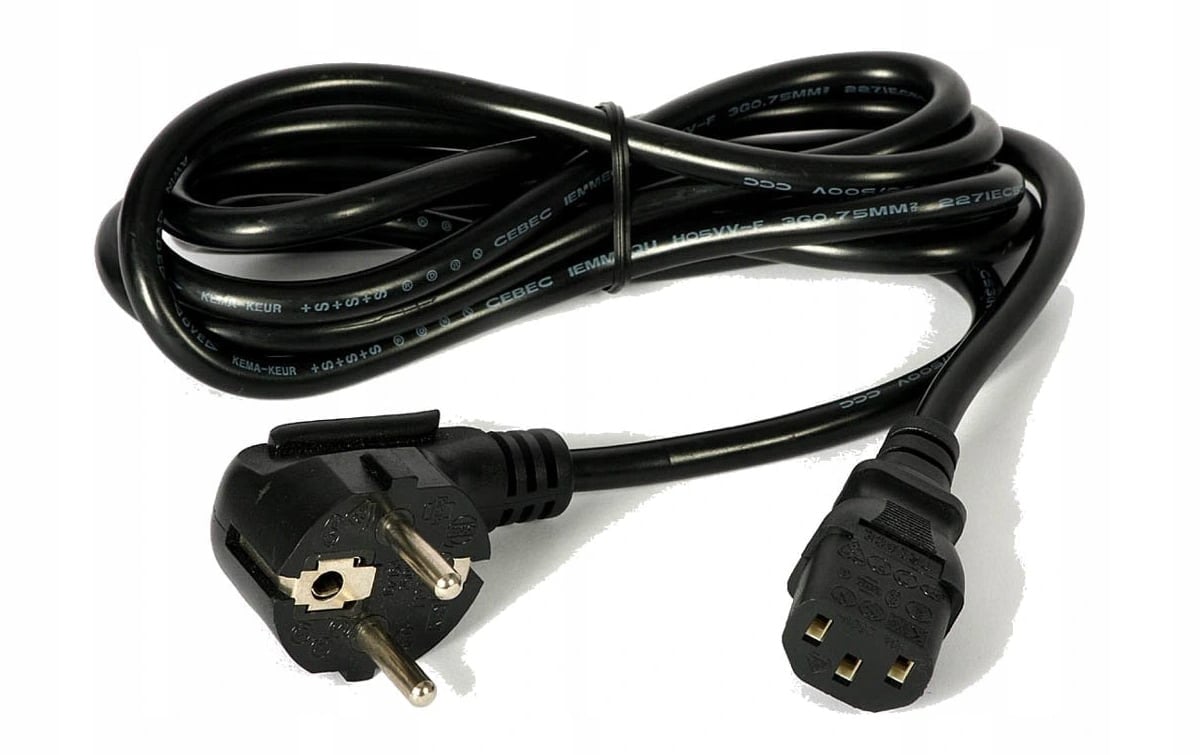 KABEL PRZEWÓD ZASILAJĄCY DO KOMPUTERA MONITOR 1,5m