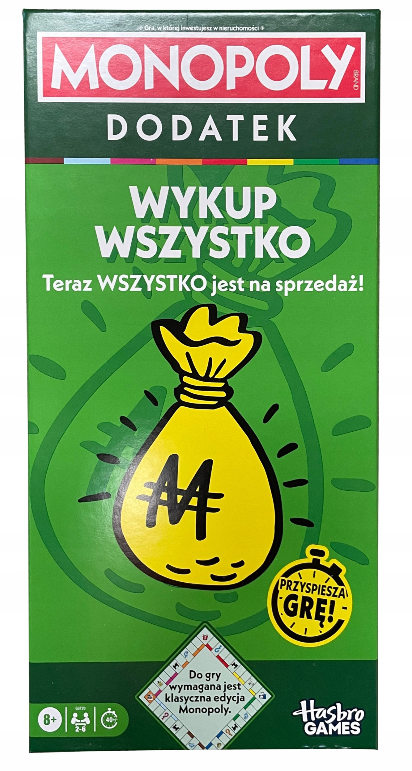 HASBRO Monopoly dodatek do gry Wykup Wszystko – Nowa jakość rozgrywki