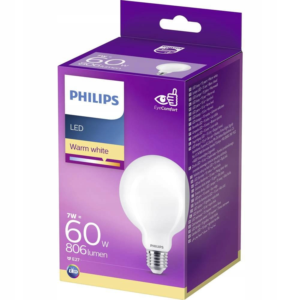 Żarówka LED Philips E27 7W – Energooszczędne oświetlenie dla Twojego domu
