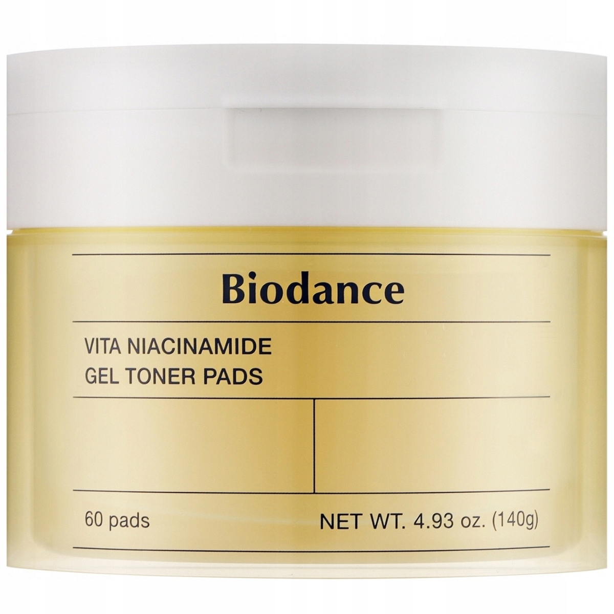 Biodance Vita Niacinamide Gel Toner Pad – Rozświetlające płatki tonizujące dla zdrowej cery