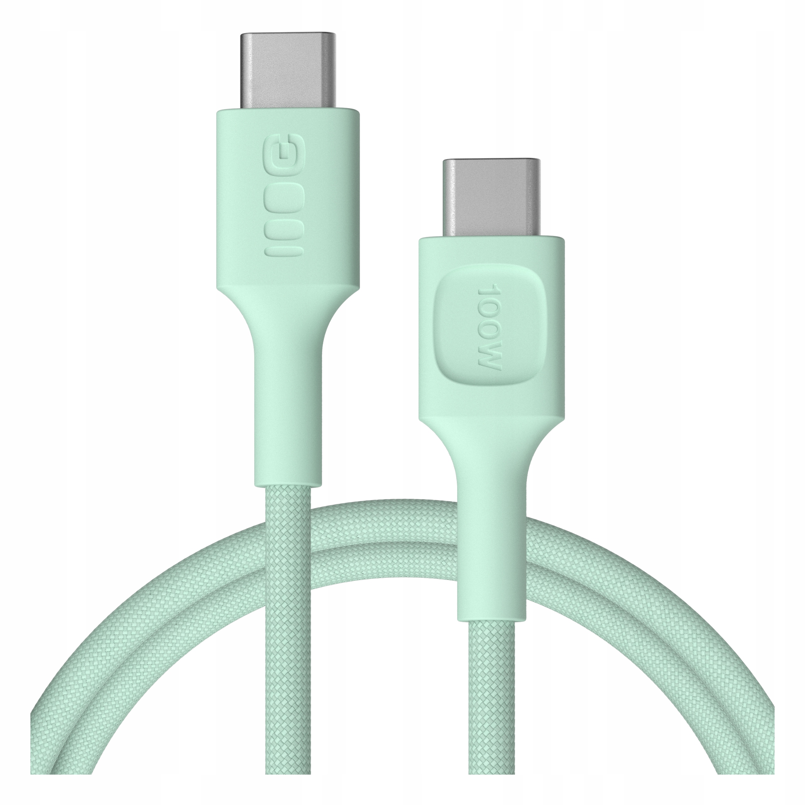Kabel USB-C - USB-C 1.2 m Zielony* (KABGC100PS120MG) – Wytrzymałość i styl w jednym