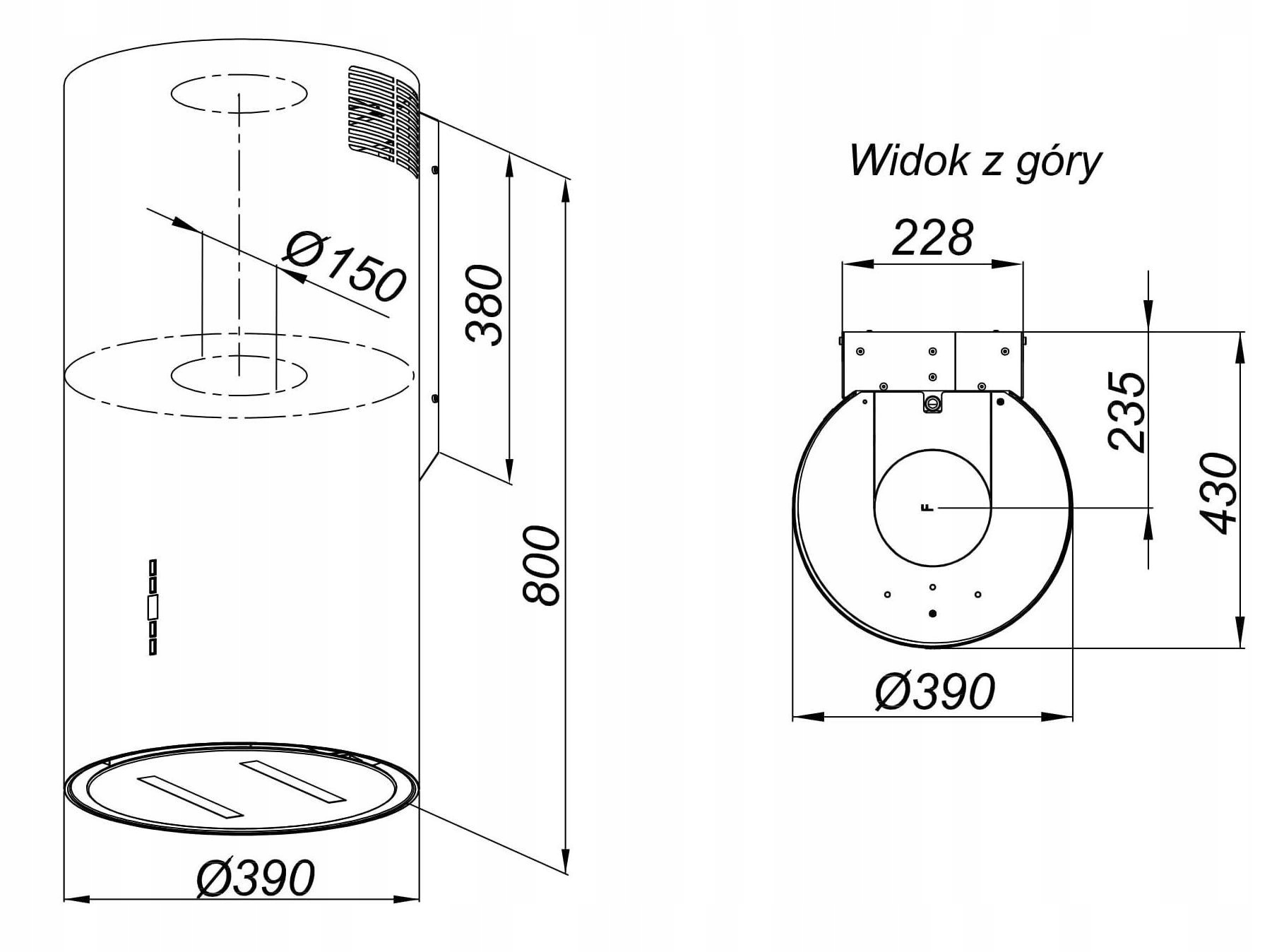 Wymiary i materiały – stal lakierowana na kolor miedziany