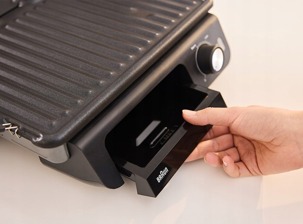 Zintegrowana tacka ociekowa – zdrowe gotowanie bez nadmiaru tłuszczu