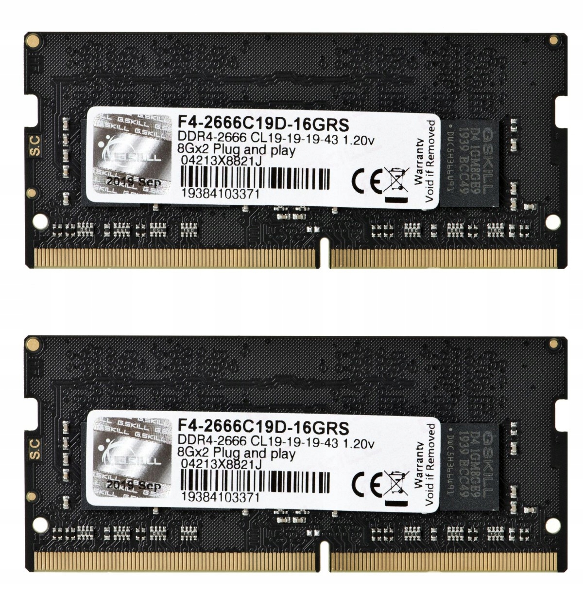 Pojemność i konfiguracja pamięci – 16 GB w układzie 2 x 8 GB
