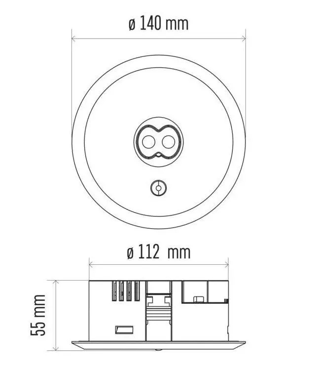 Nowoczesny design – Okrągły kształt i biały kolor