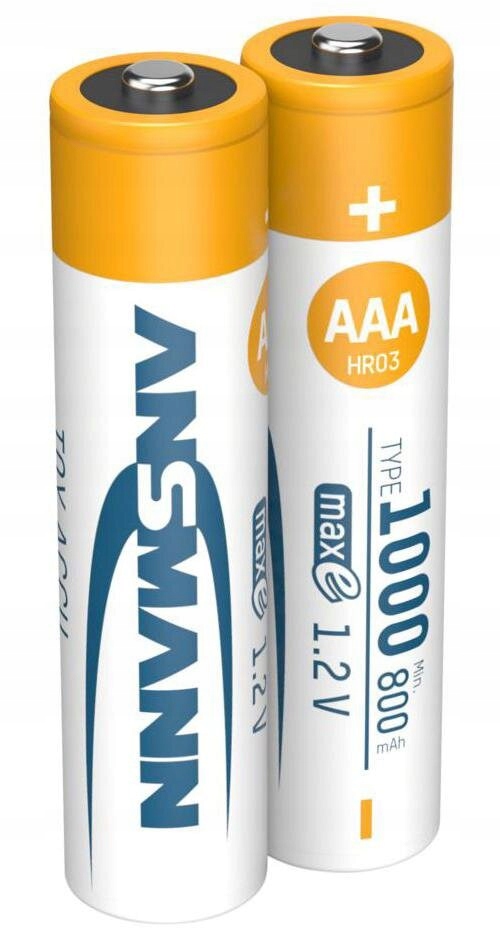 Akumulatory NiMH AAA/HR03 1000mAh 1.2V - Wydajność i niezawodność w każdym zastosowaniu
