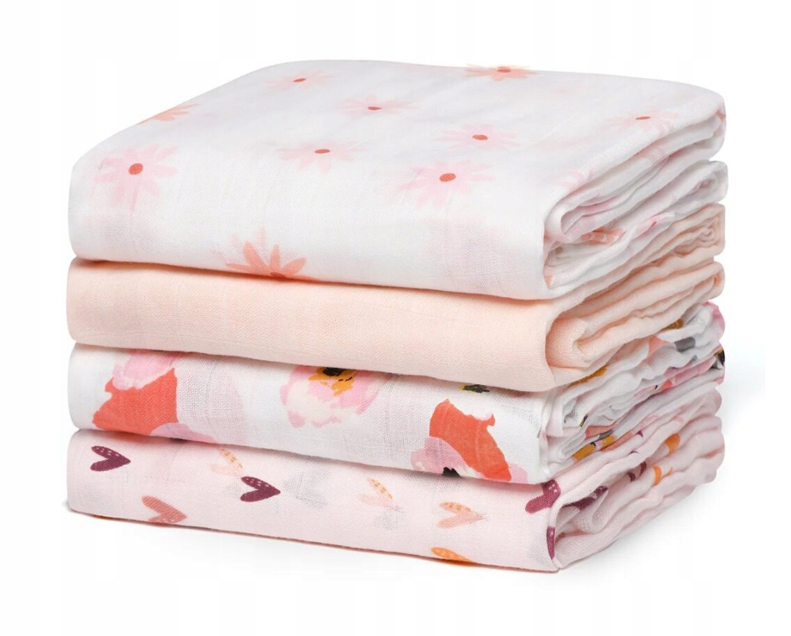 Momcozy SJ003 4-Pack – Koce dla Twojego Maluszka