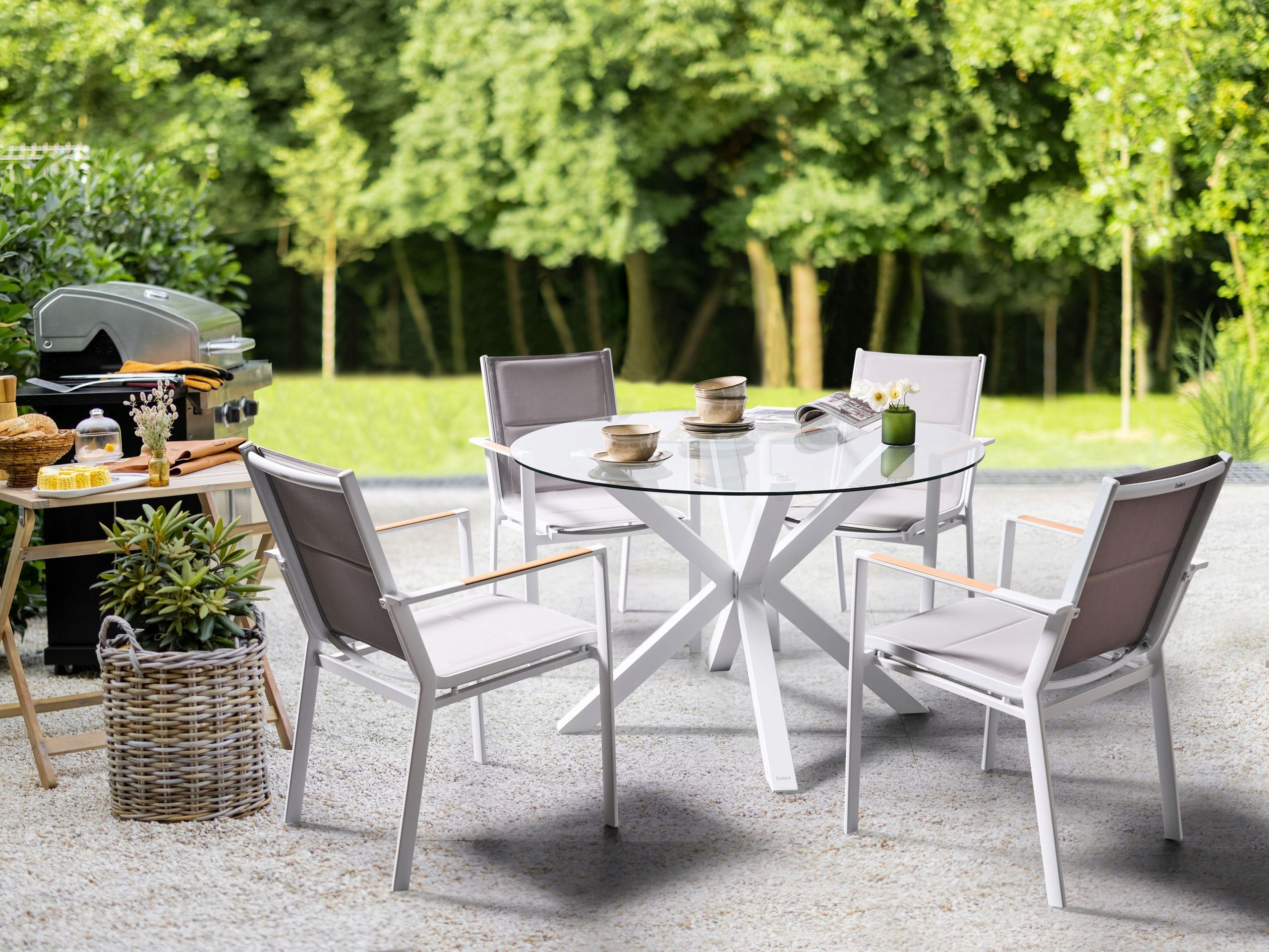 Stół ogrodowy MALETTO 120 cm – Elegancja i funkcjonalność w Twoim ogrodzie