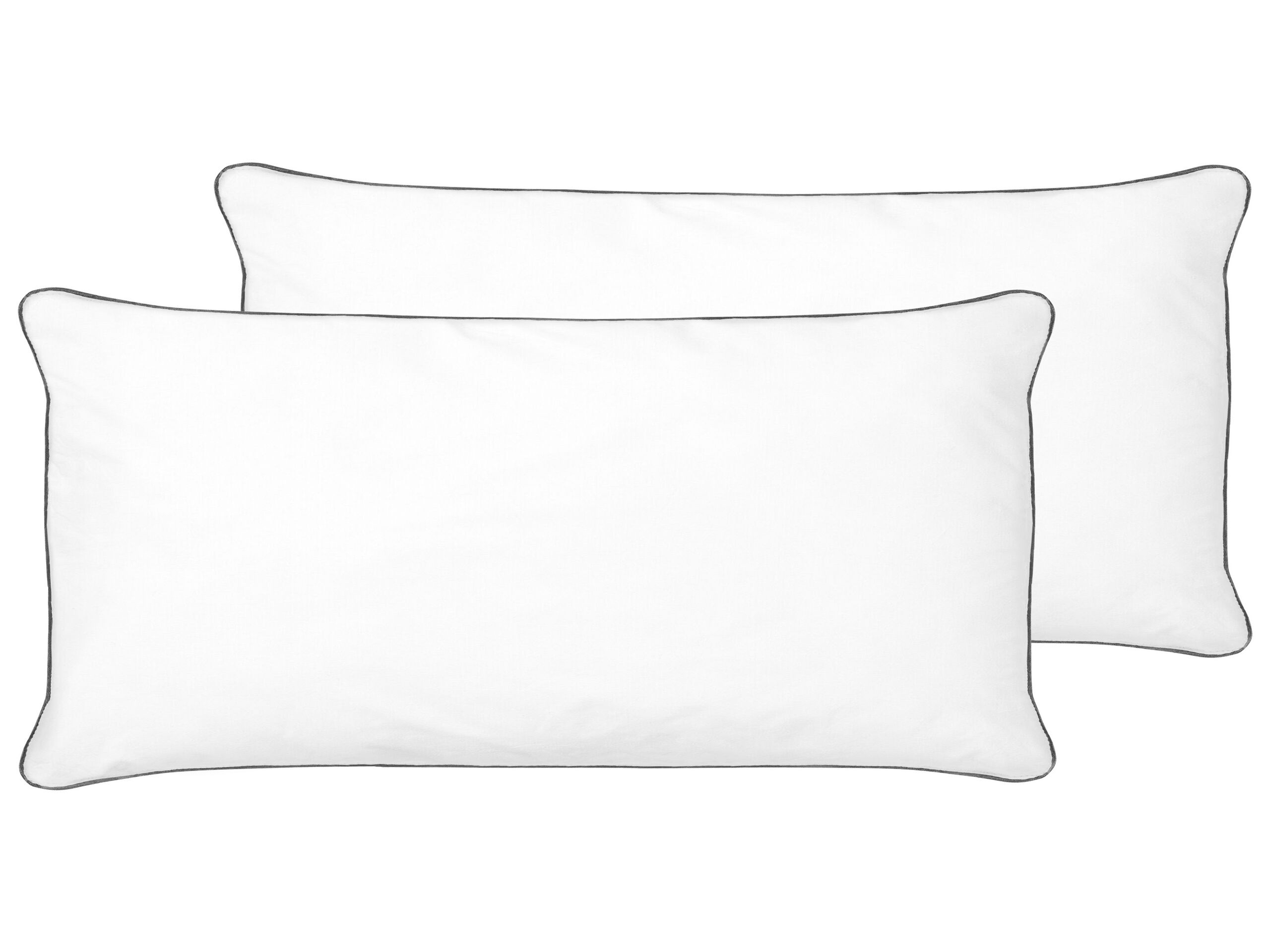 Zestaw 2 poduszek z mikrofibry wysokiego 40 x 80 cm PELISTER – Komfortowy sen na wyciągnięcie ręki