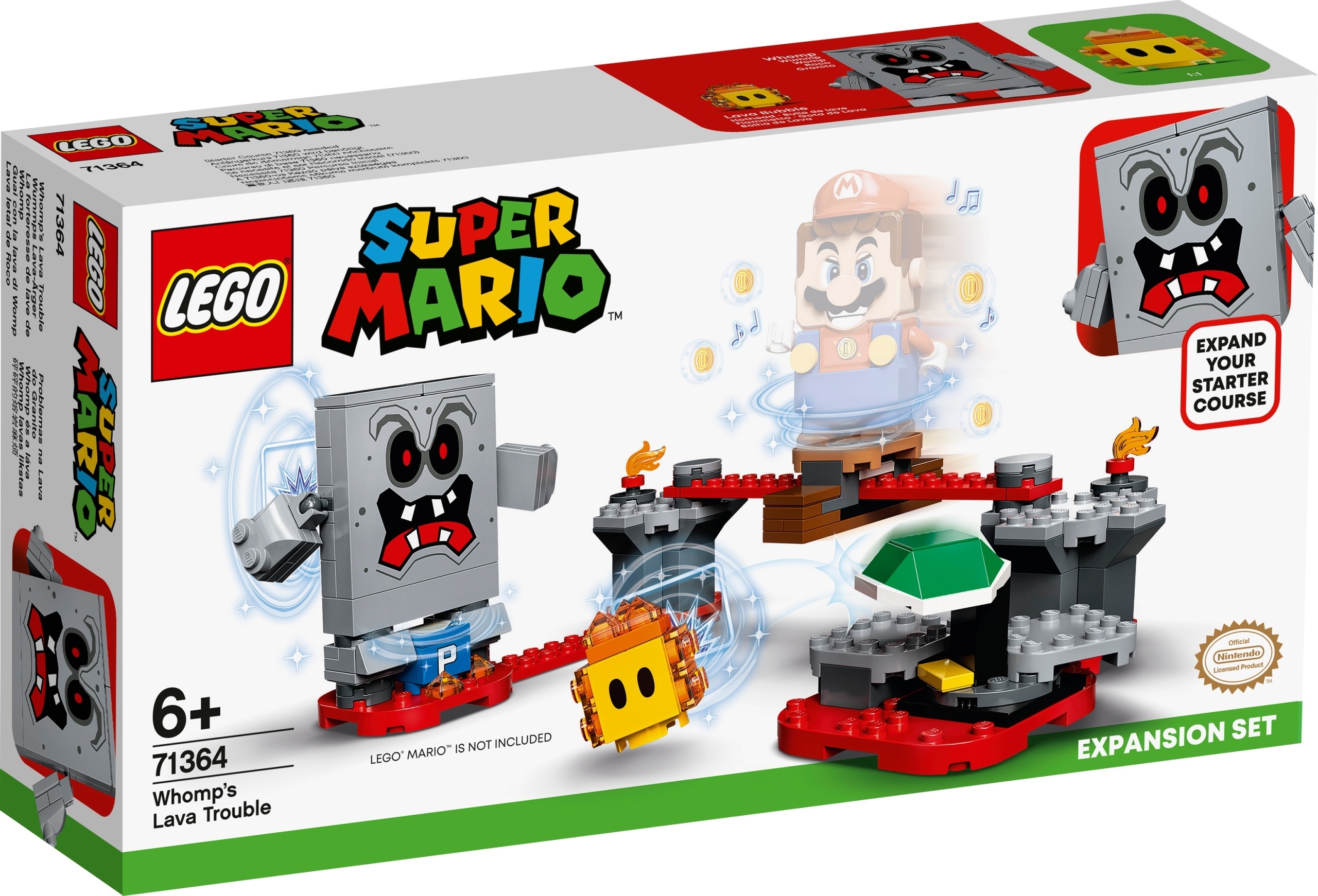LEGO Super Mario Tarapaty w forcie Whompa - Zestaw rozszerzający (71364)