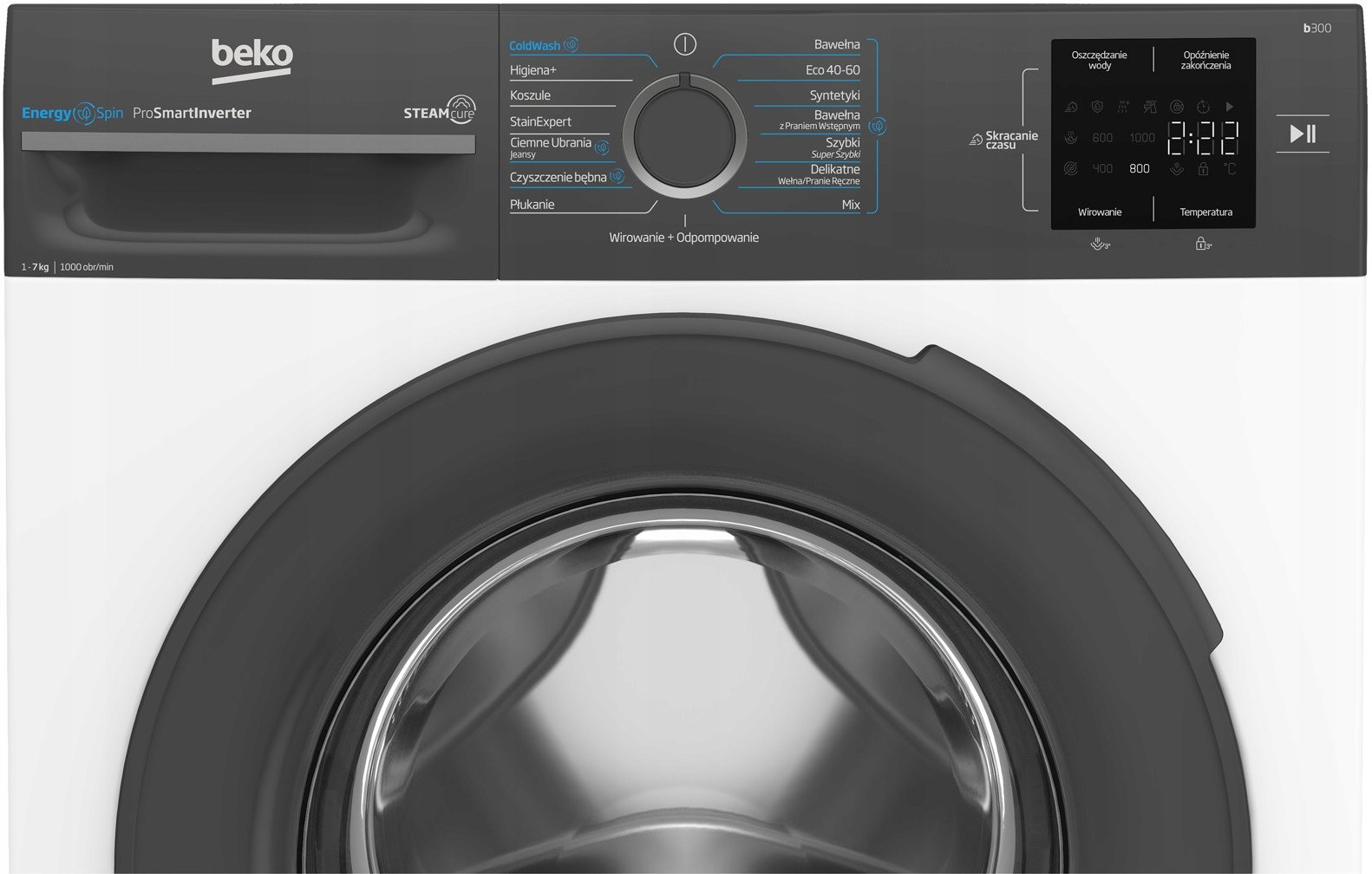 15 programów prania dla każdego rodzaju tkanin