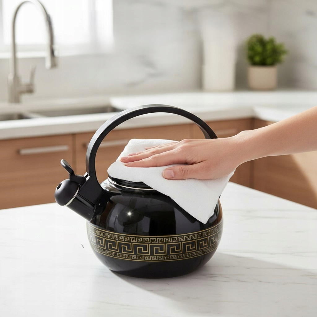 Solidne wykonanie – Stal węglowa 0,8 mm i emalia