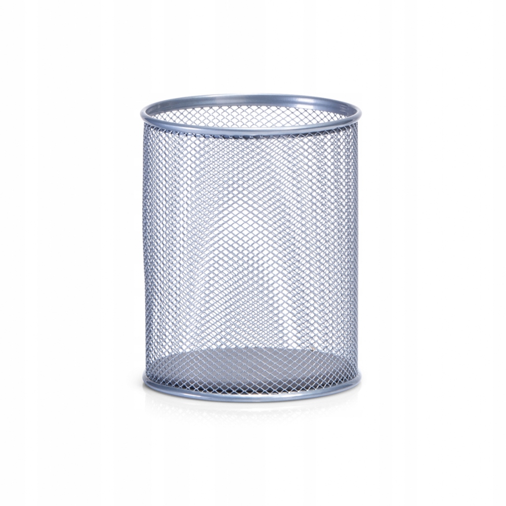 Zeller Kubek na przybory biurowe z metalowej siatki – Idealny do organizacji biura