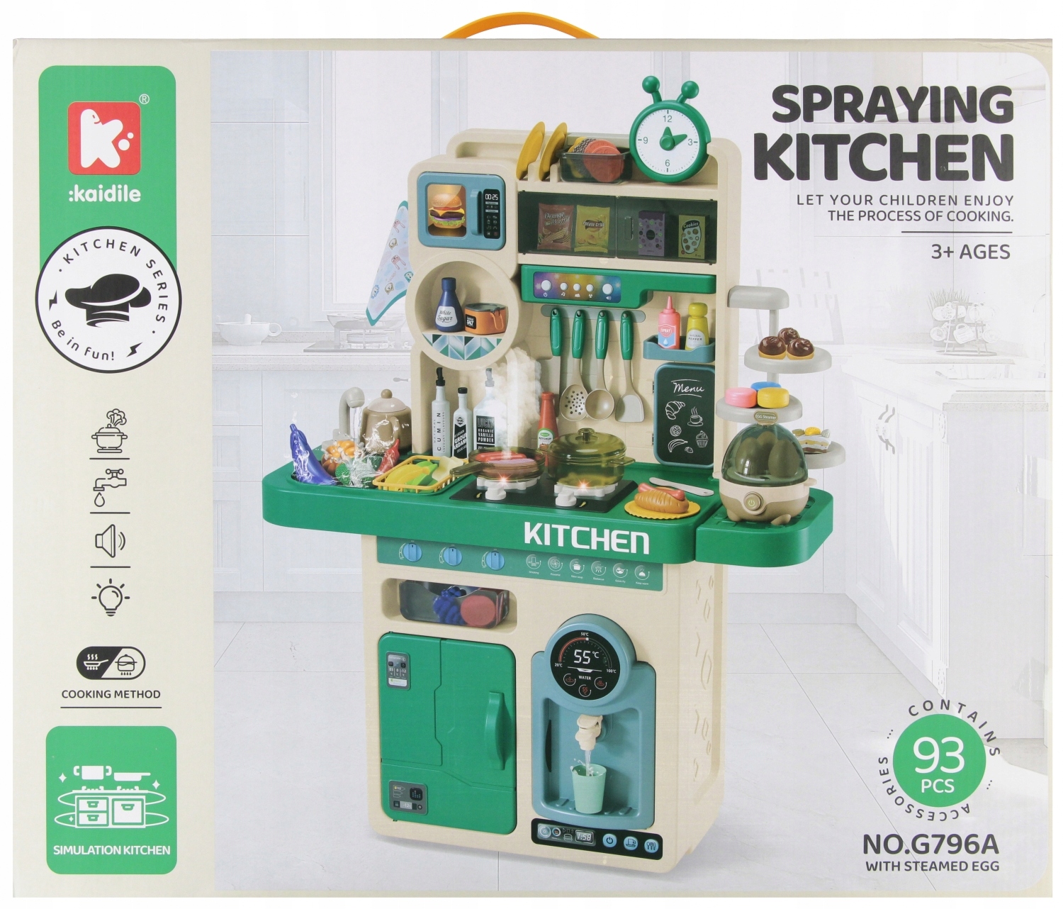 Efekty dźwiękowe i świetlne w kuchni