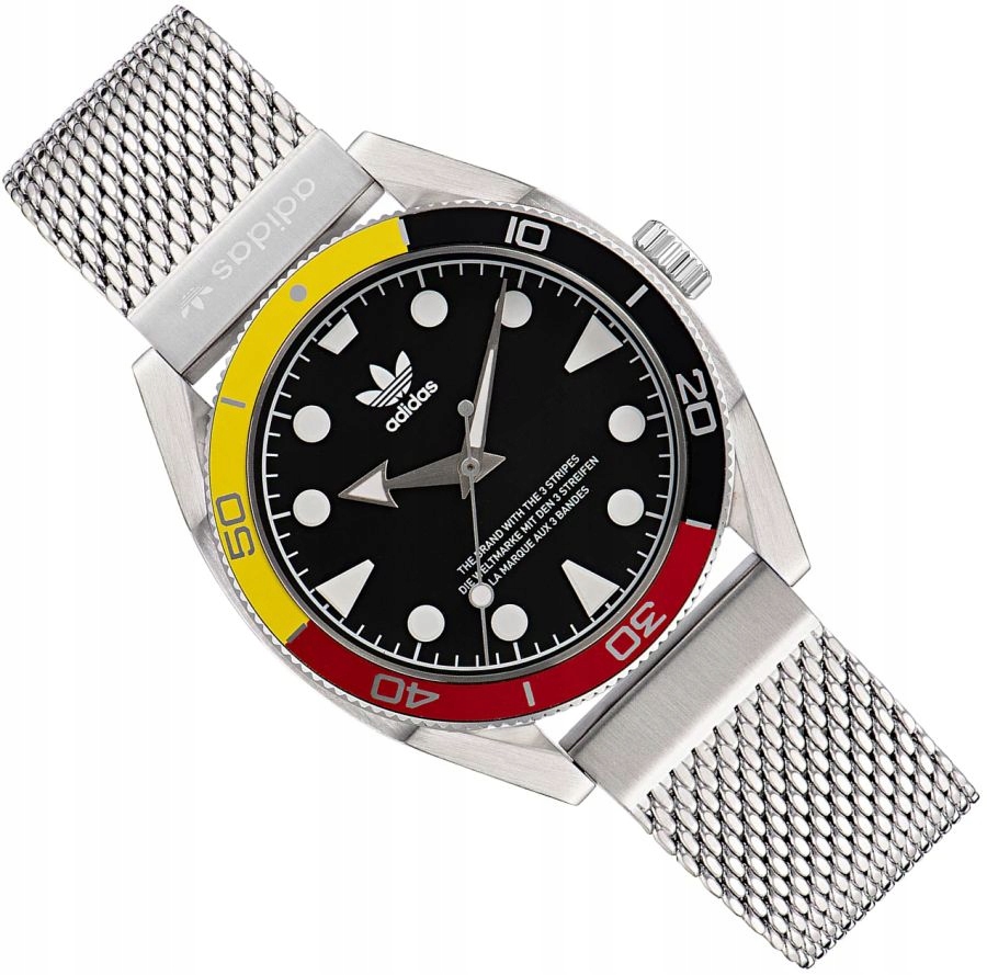 Sportowy design z bransoletą mesh