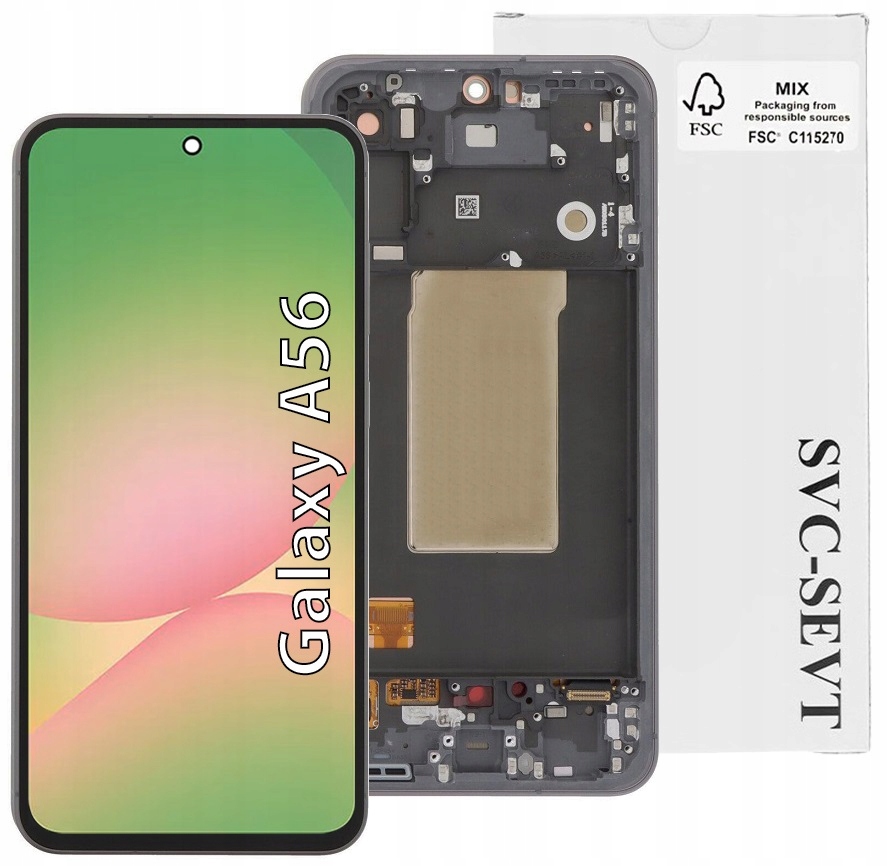 Wyświetlacz Do Samsung Galaxy A56 A566 – Oryginalny LCD Ekran Ramka