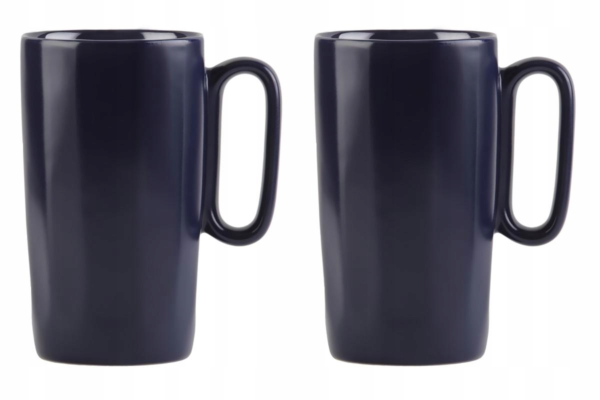 Vialli Design - FUORI - Zestaw 2 kubków 330 ml w kolorze granatowym