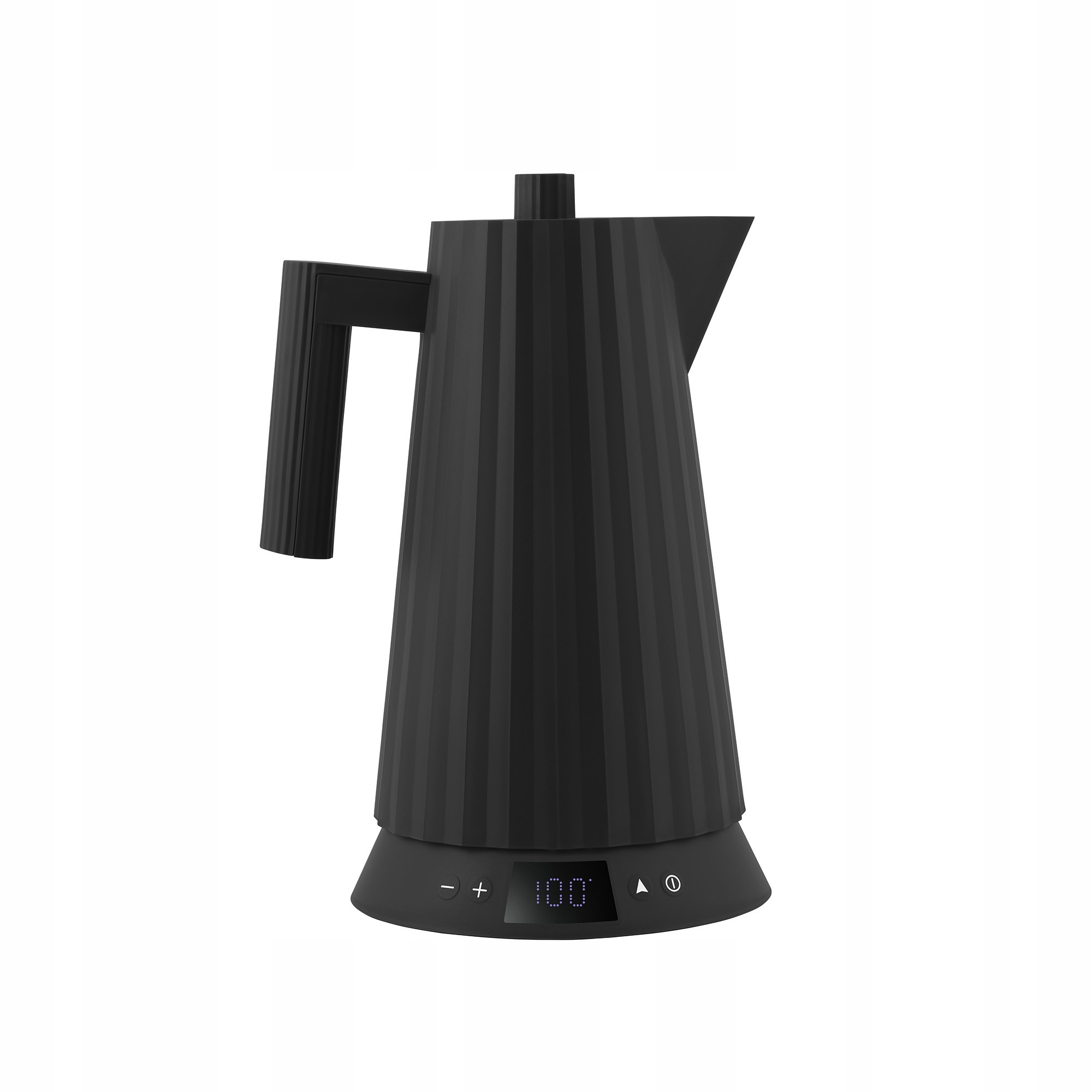 Czajnik Plisse czarny z regulacją temperatury – Elegancja i funkcjonalność w Twojej kuchni