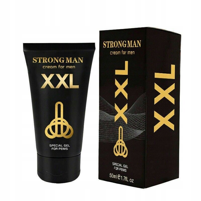 Strong Man XXL Cream – Krem powiększający penisa i przedłużający erekcję