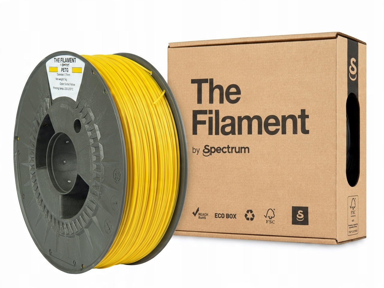 Filament PETG - Filament 3D w kolorze Żółty Sorbet