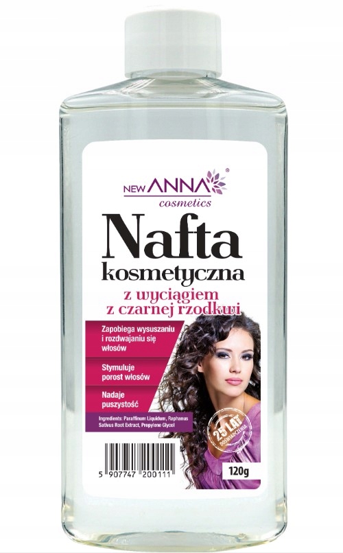 Anna Cosmetics Nafta Kosmetyczna z Wyciągiem z Czarnej Rzodkwi – pielęgnacja włosów
