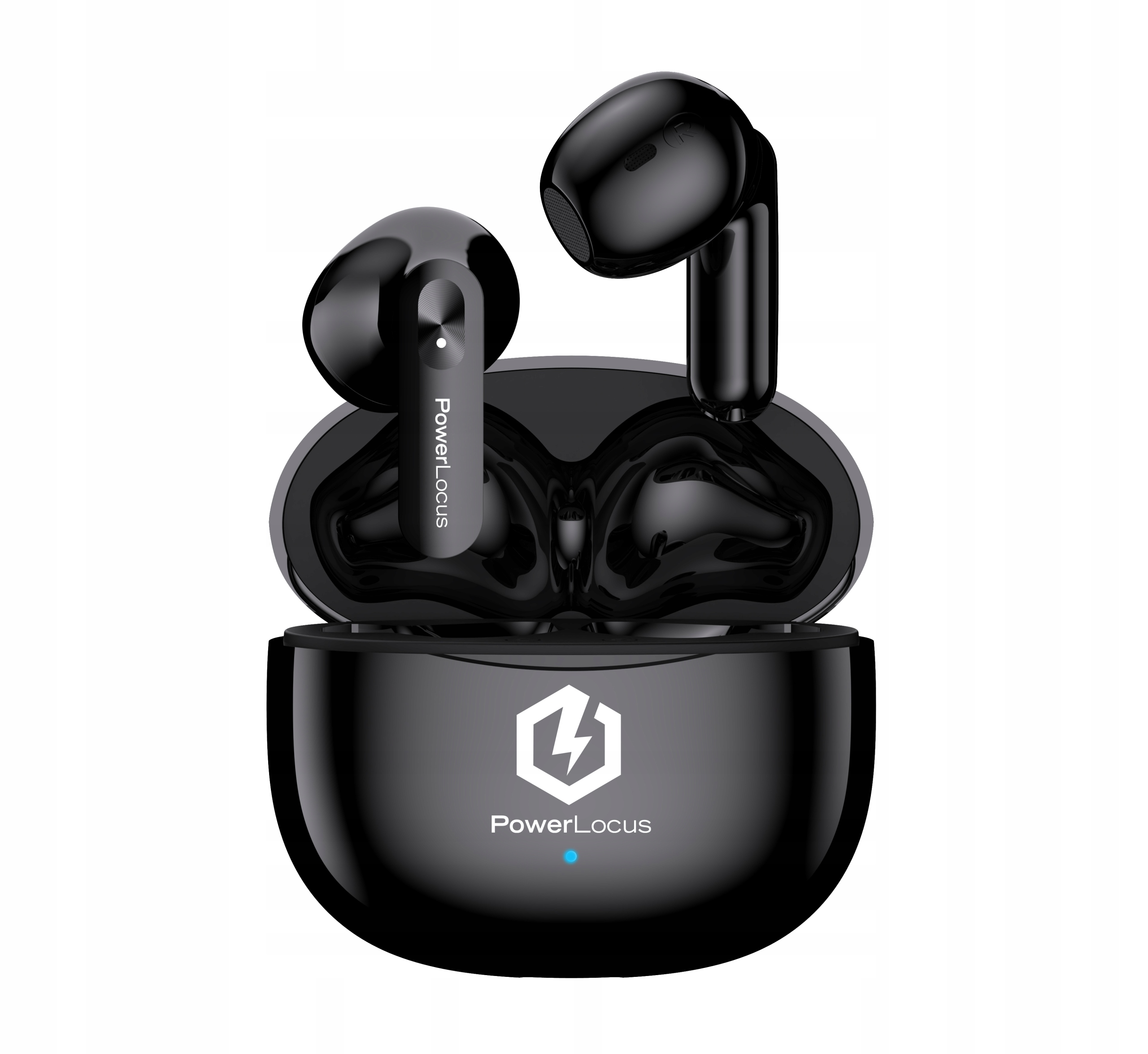 PowerLocus Wireless Earbuds Vibe (Czarne) – Bezprzewodowe słuchawki douszne dla aktywnych