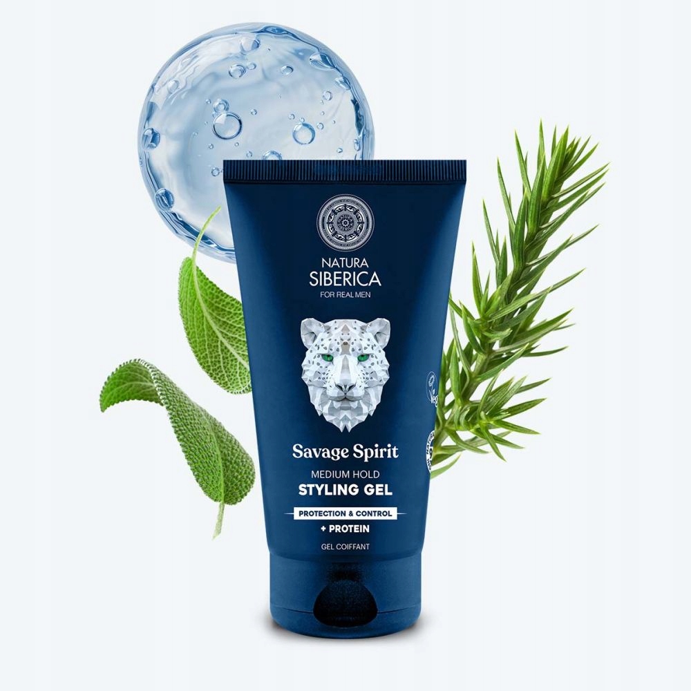 SIBERICA PROFESSIONAL For Real Men Savage Spirit – Żel do stylizacji włosów dla mężczyzn
