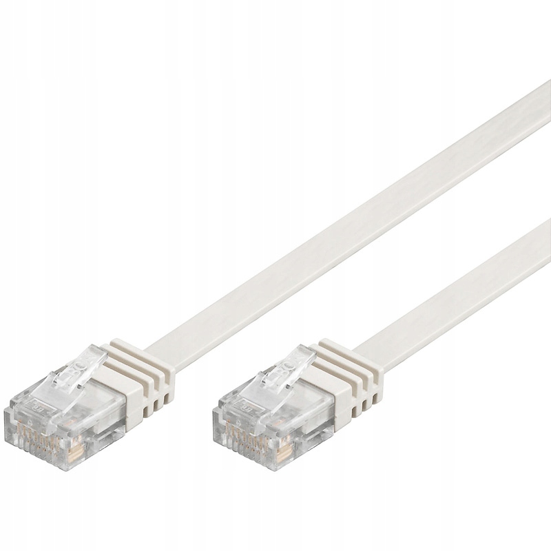 Patchcord Cat6, U/UTP, płaski, 1.5m – Idealne rozwiązanie dla Twojej sieci