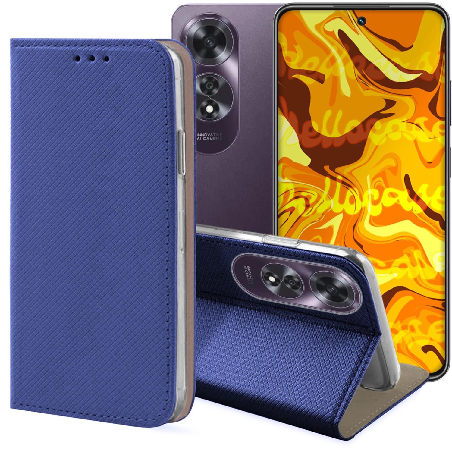 Etui z klapką do Oppo A60 4G – Elegancja i ochrona w jednym