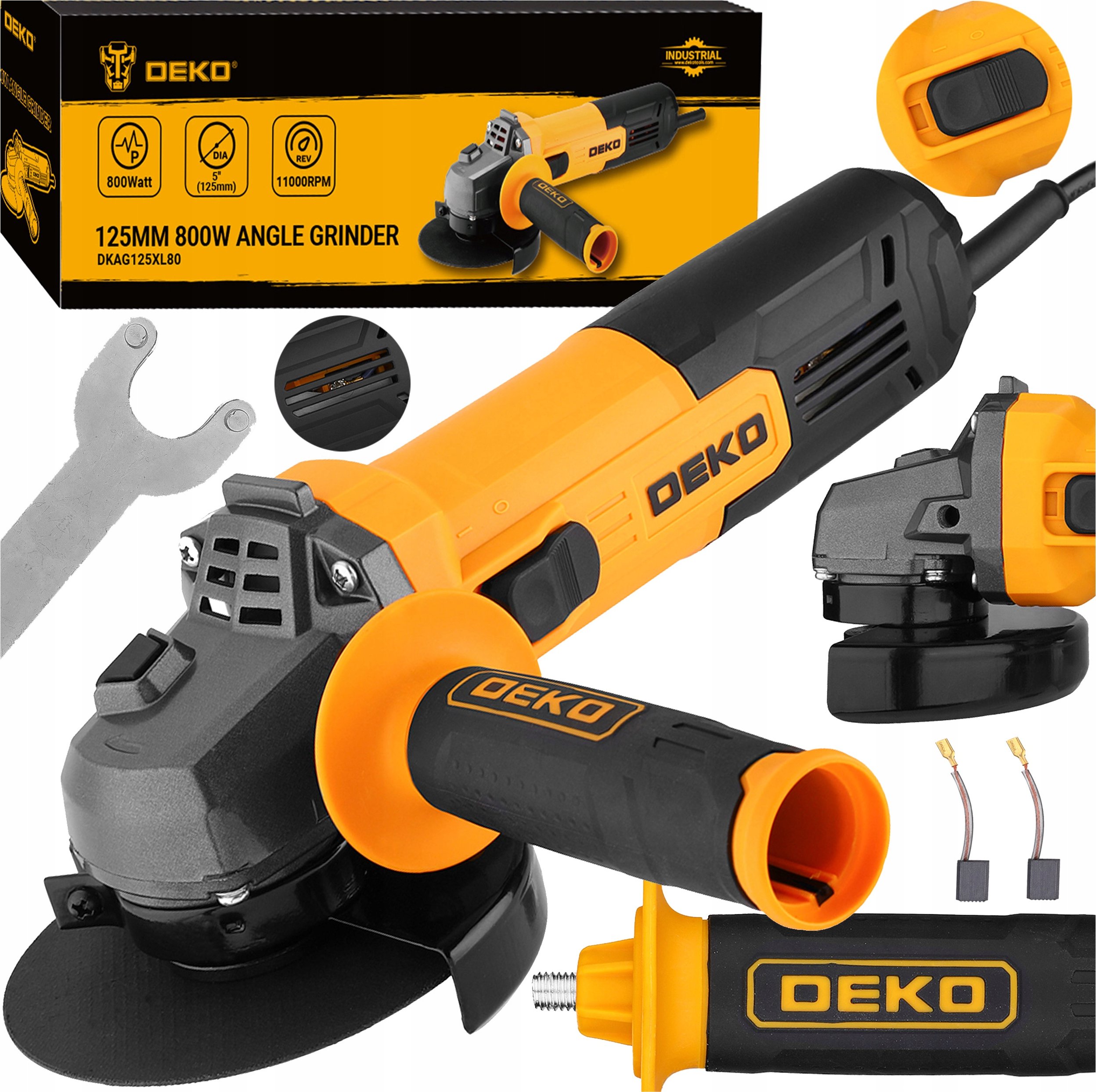 Zestaw zawiera wszystkie niezbędne akcesoria