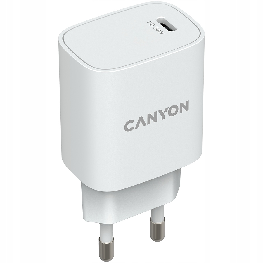 Zasilacz CANYON H-20-02 USB-C, 20 W – Idealne rozwiązanie do ładowania