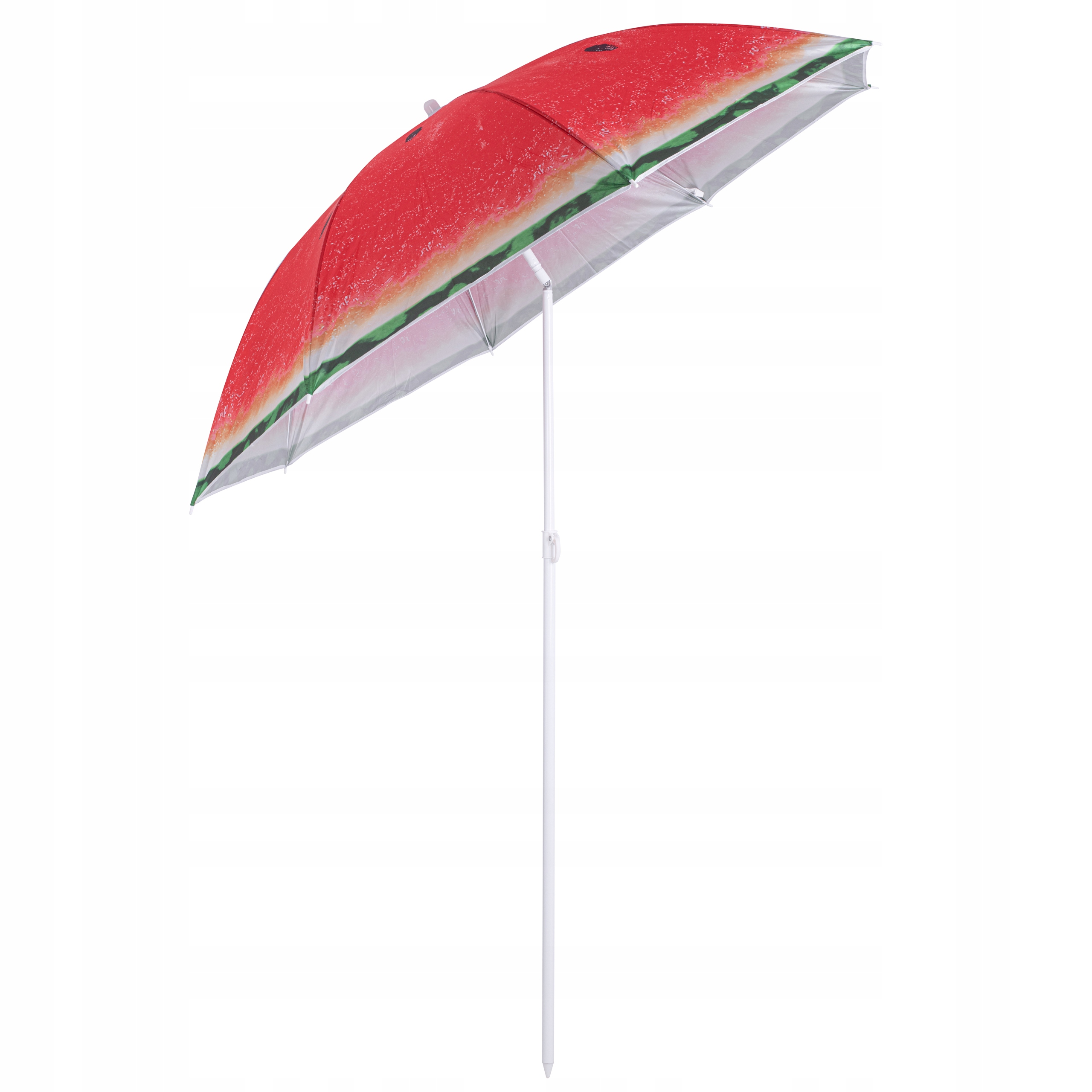 Parasol ogrodowy plażowy regulowany 150cm łamany arbuz – Idealny wybór na słoneczne dni