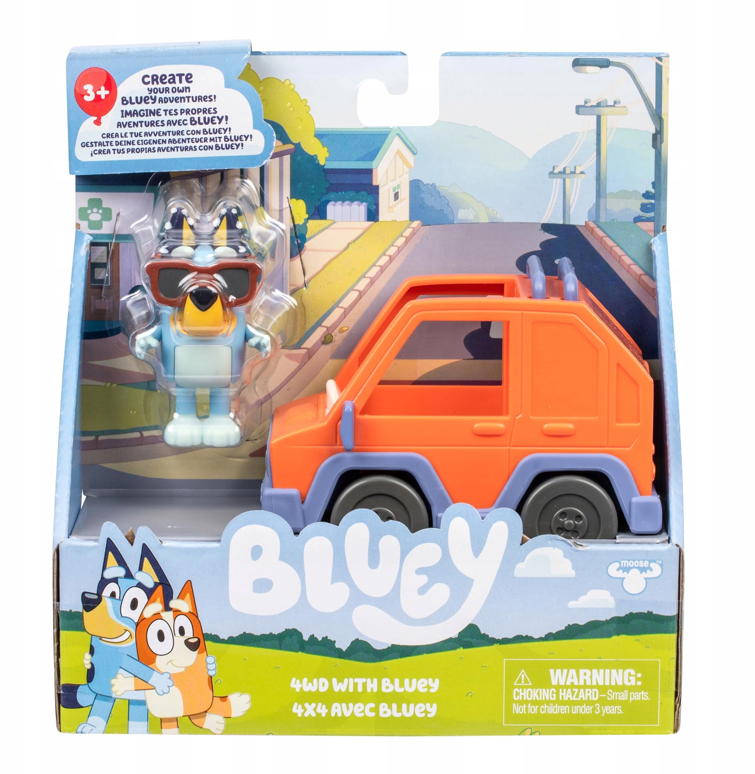 MOOSE TOYS Bluey 4WD – Wyrusz w przygodę z Bluey!