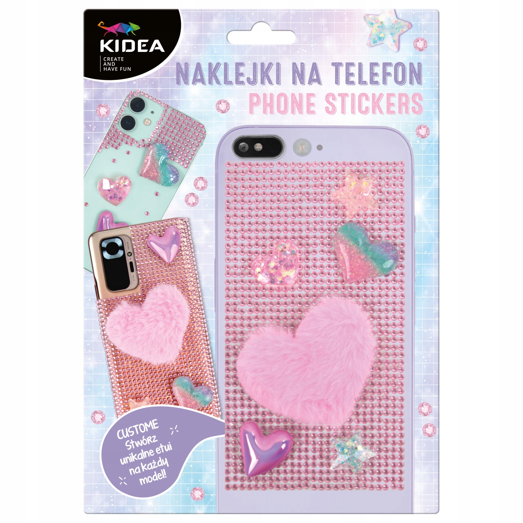 Derform NAKLEJ NA TELEFON LOVE 160X230 DERF KIDEA B/C – Stwórz unikalne aranżacje
