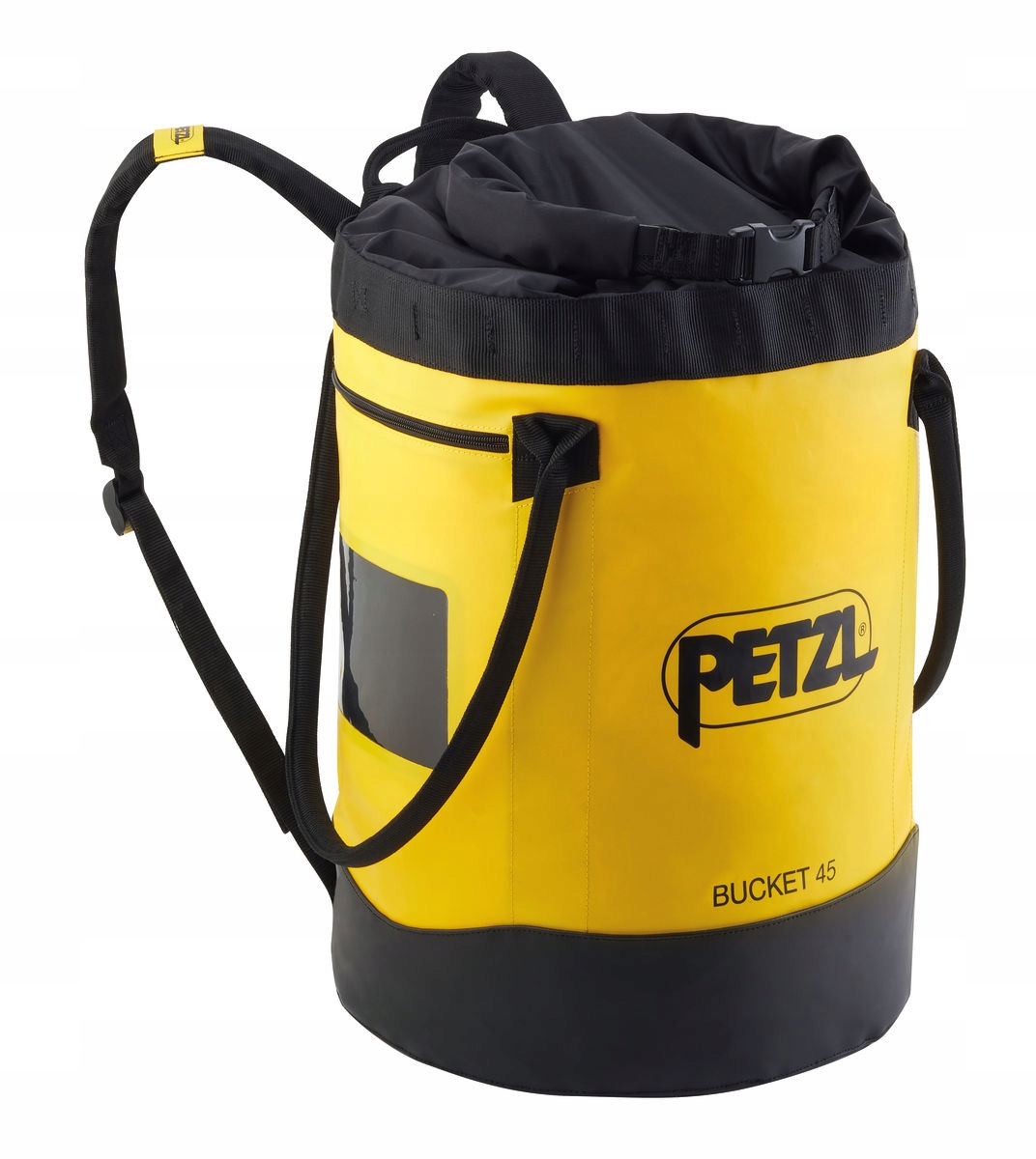Torba Transportowa Petzl Bucket 45 czarno-żółta – Idealna do transportu sprzętu