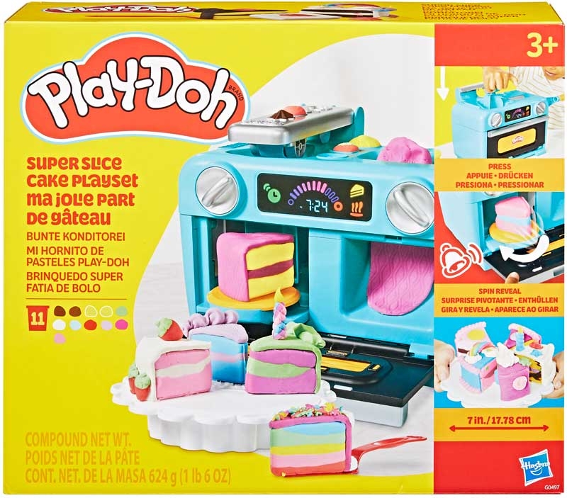 Play-Doh Super Slice Cake Playset – Kreatywna zabawa w pieczenie ciast