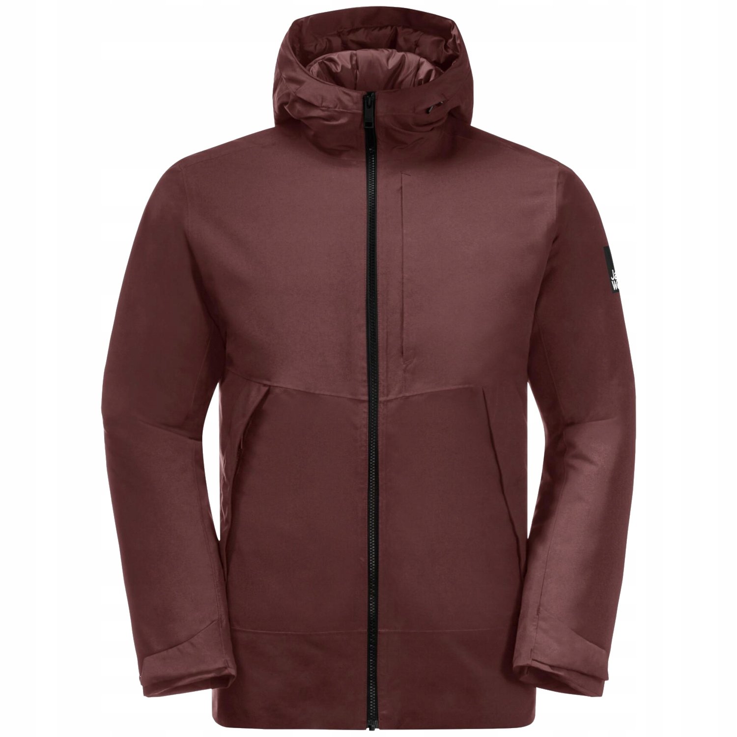 Jack Wolfskin Tempelhof Jkt M – Męska kurtka w kolorze bordowym