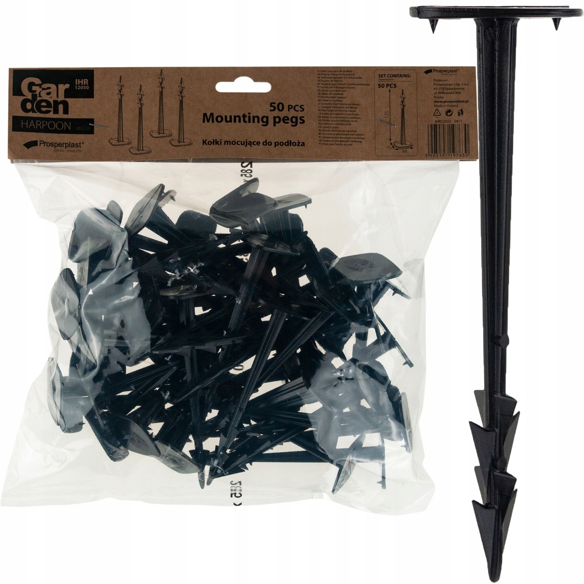 Łatwość użycia – szybkie mocowanie agrowłókniny