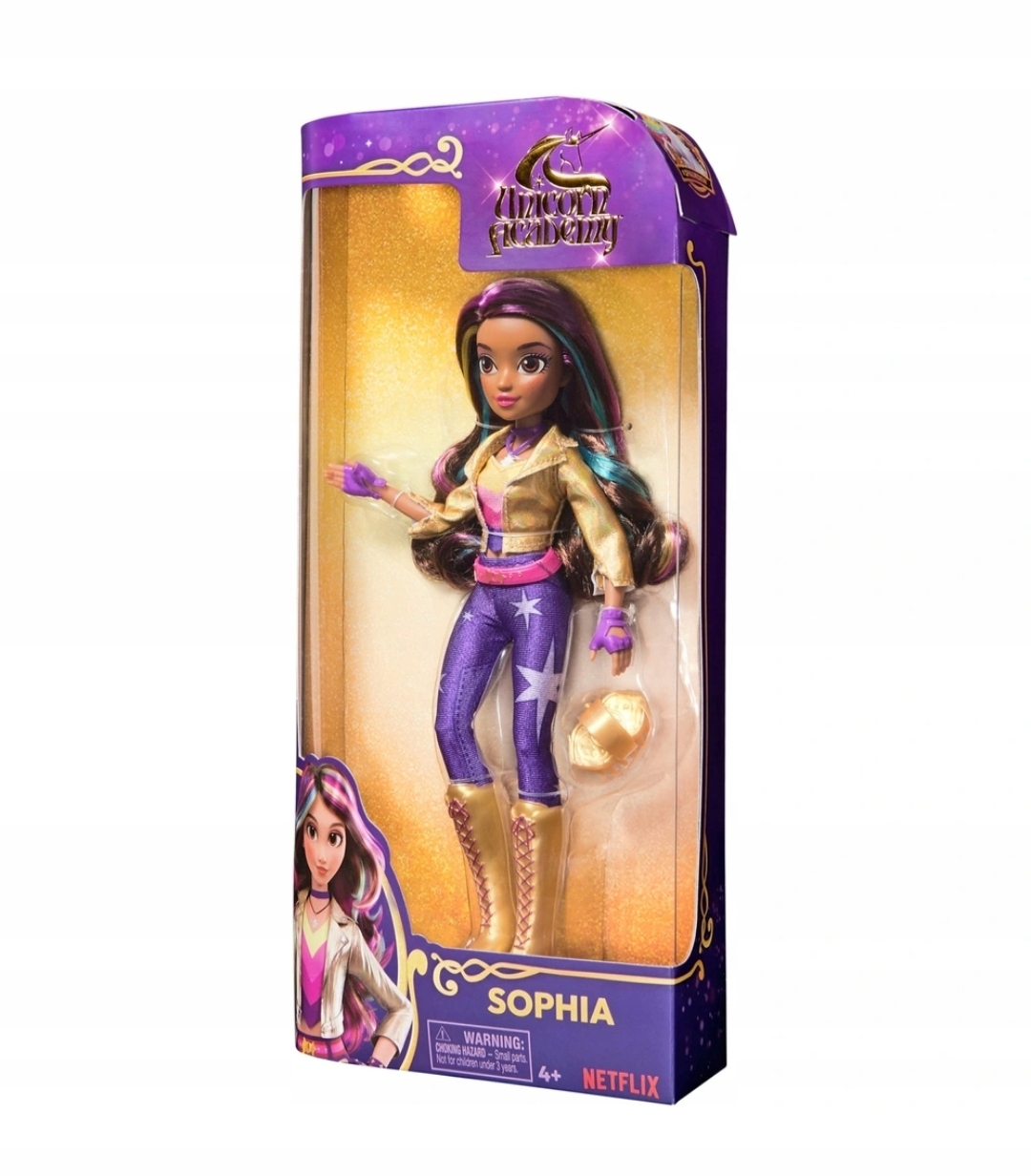Lalka Akademia Jednorożców 24 cm - Sophia – Magia przygód w Twoim domu