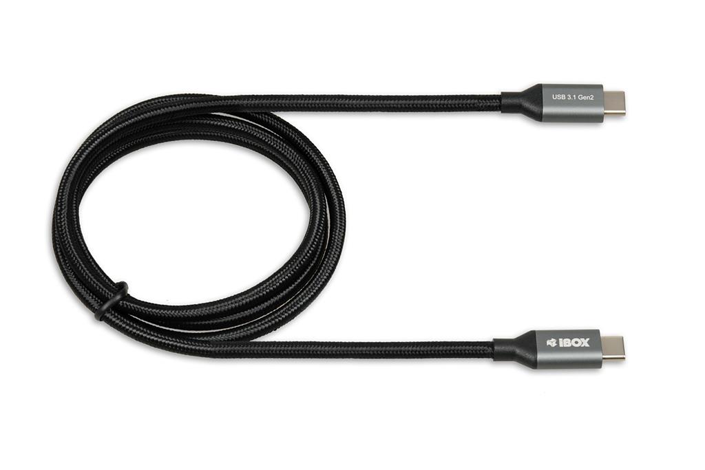 Kabel USB-C 1 m Czarny (IKUMTC31G2) – Szybki transfer danych i ładowanie