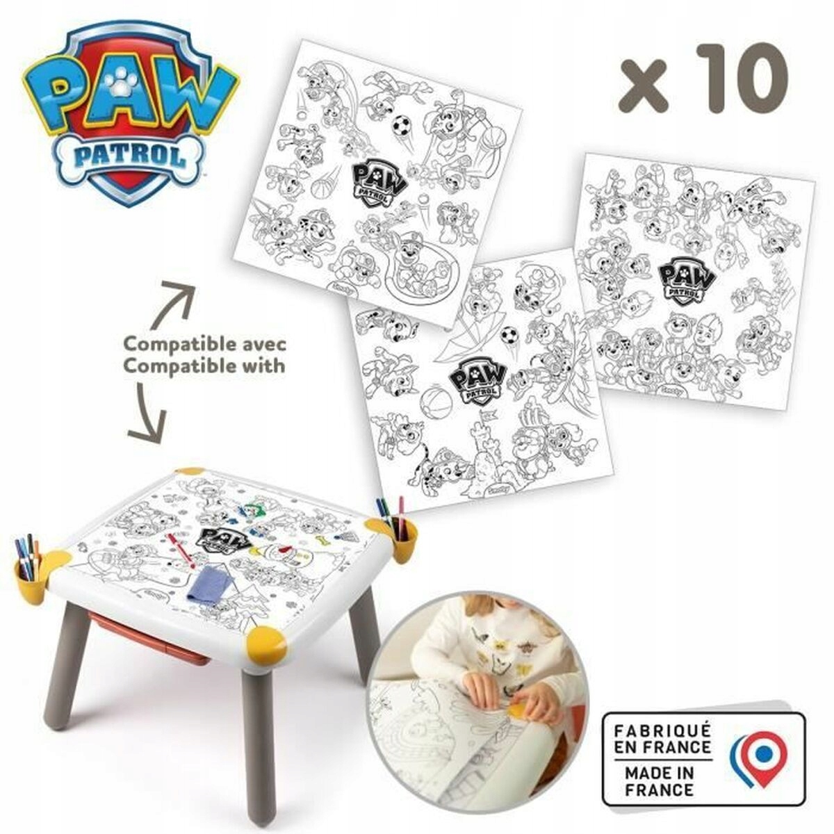 Smoby XXL Colouring Sheets Paw Patrol – Kreatywna zabawa dla dzieci