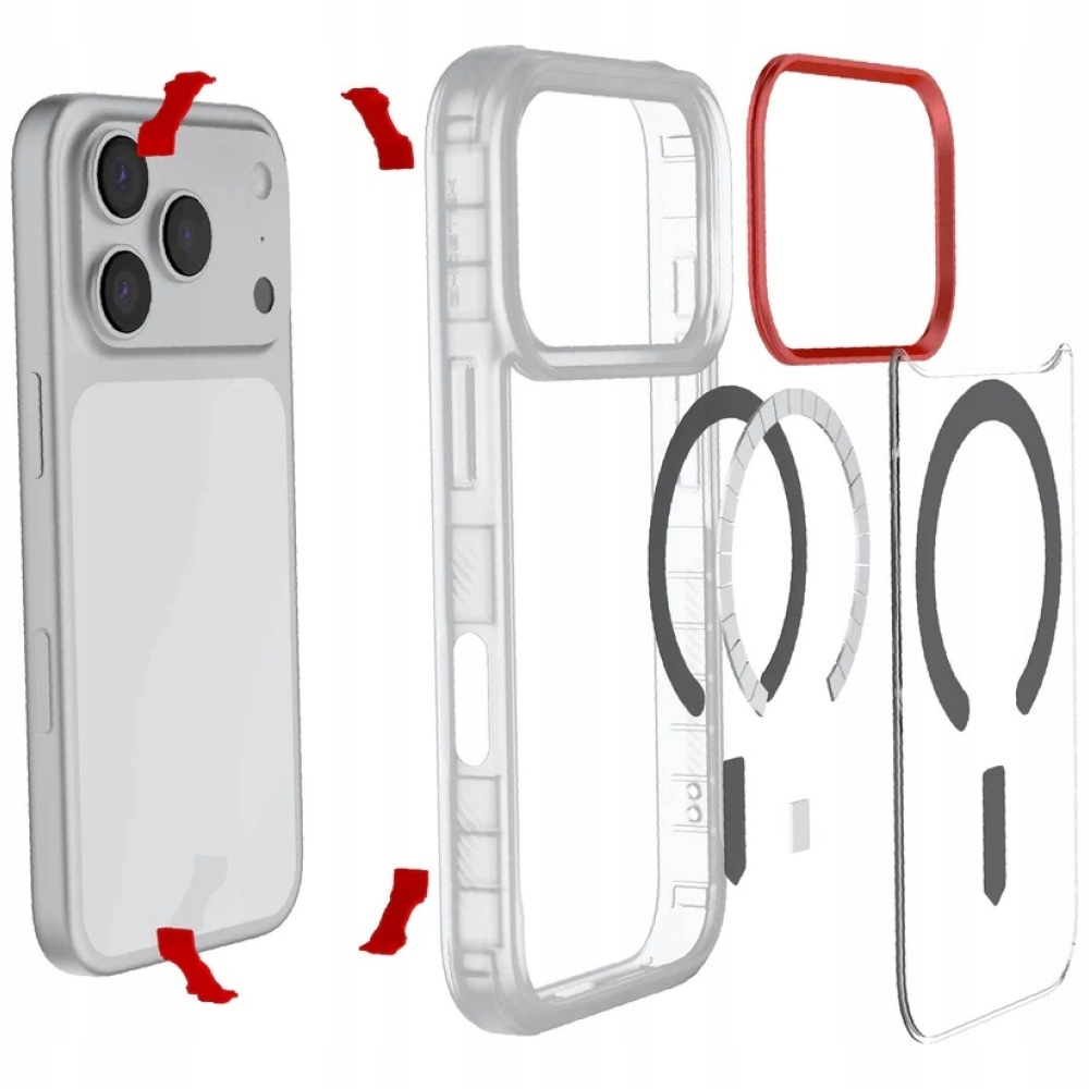 Wytrzymała konstrukcja z TPU i poliwęglanu