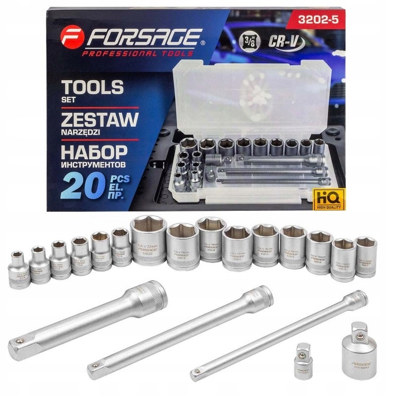 Zestaw narzędzi 3/8