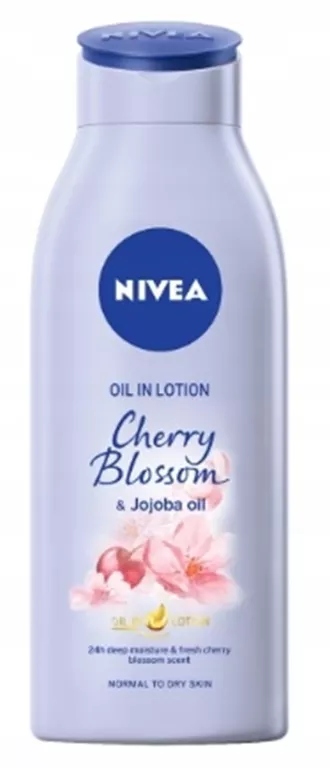 NIVEA Balsam do ciała o zapachu Kwiatu Wiśni z Olejkiem Jojoba 400 ml – Idealne nawilżenie dla Twojej skóry