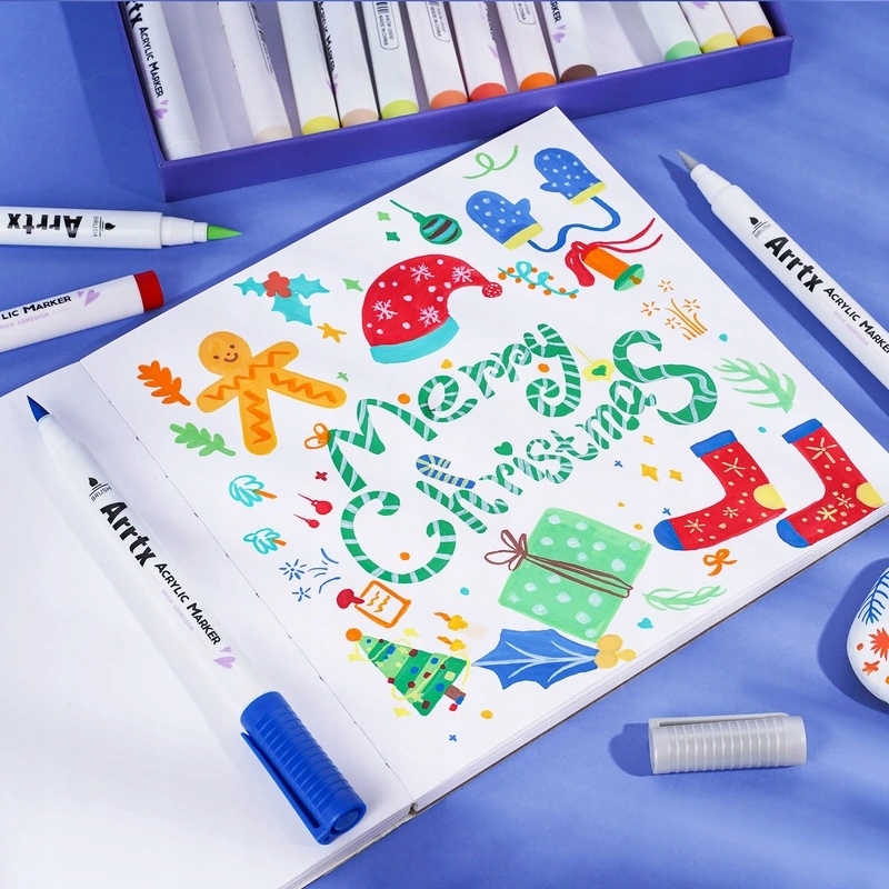 Wszechstronność zastosowania markerów akrylowych