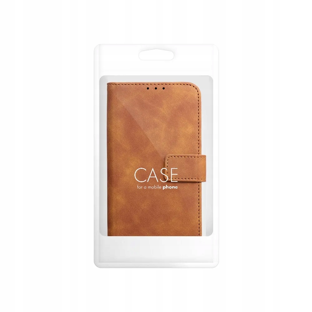 Kabura TENDER Book do Apple iPhone 16e (SE 4 2025) brązowy – Styl i ochrona w jednym