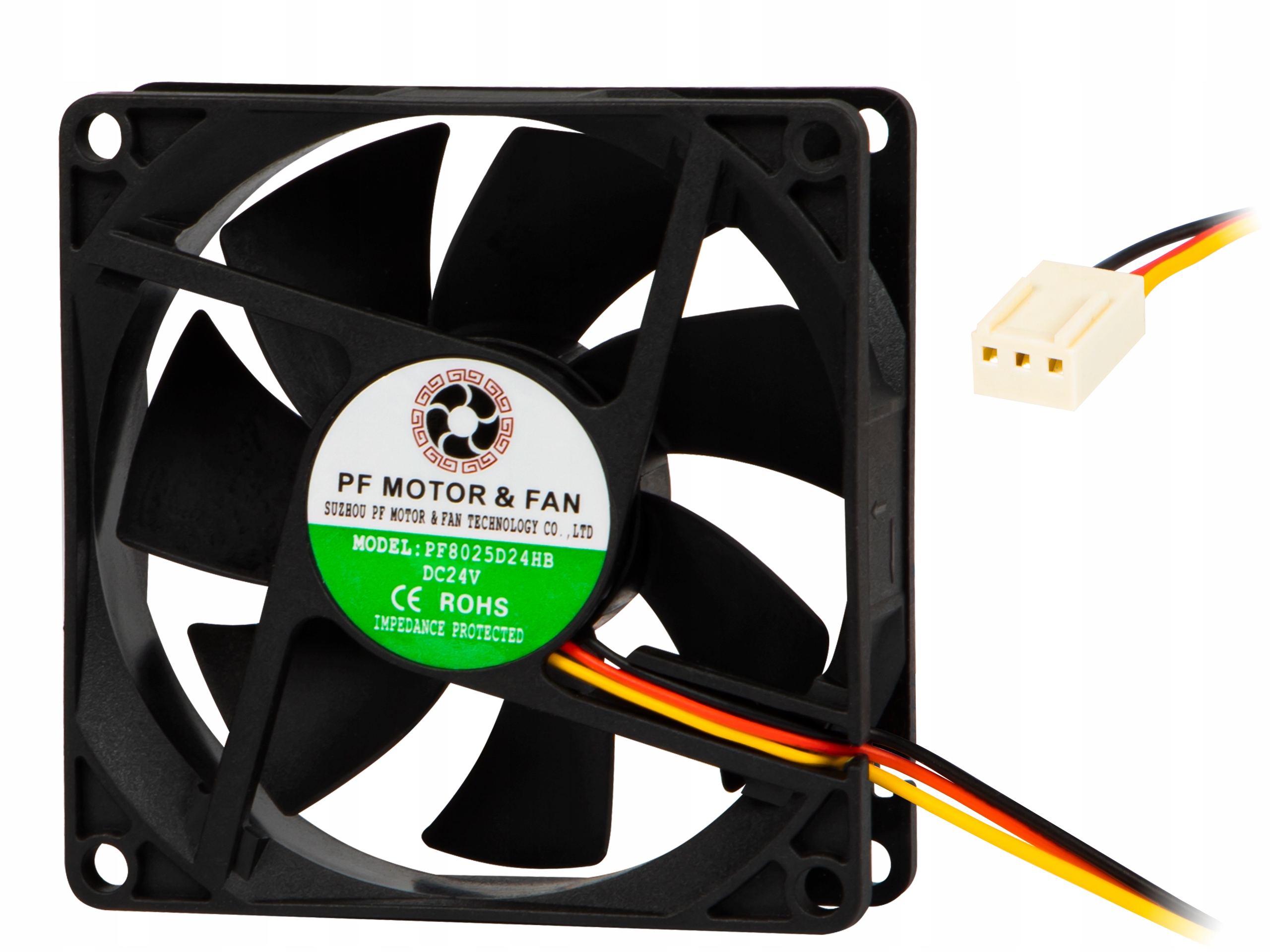 Wentylator 80x25mm 24V kulkowy – Wydajność i niezawodność w jednym