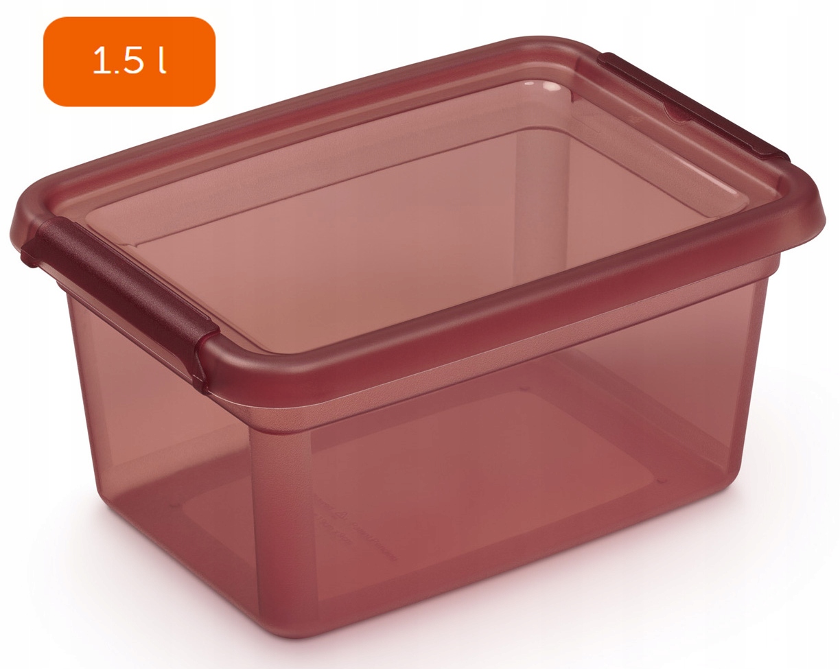 Pojemnik do przechowywania MOXOM BaseStore Color, 1,5l – Praktyczne rozwiązanie dla Twojego biura