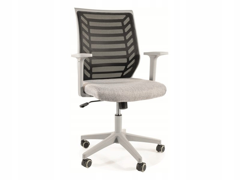 Fotel obrotowy Q-320 szary/czarny – Komfort i nowoczesny design w biurze