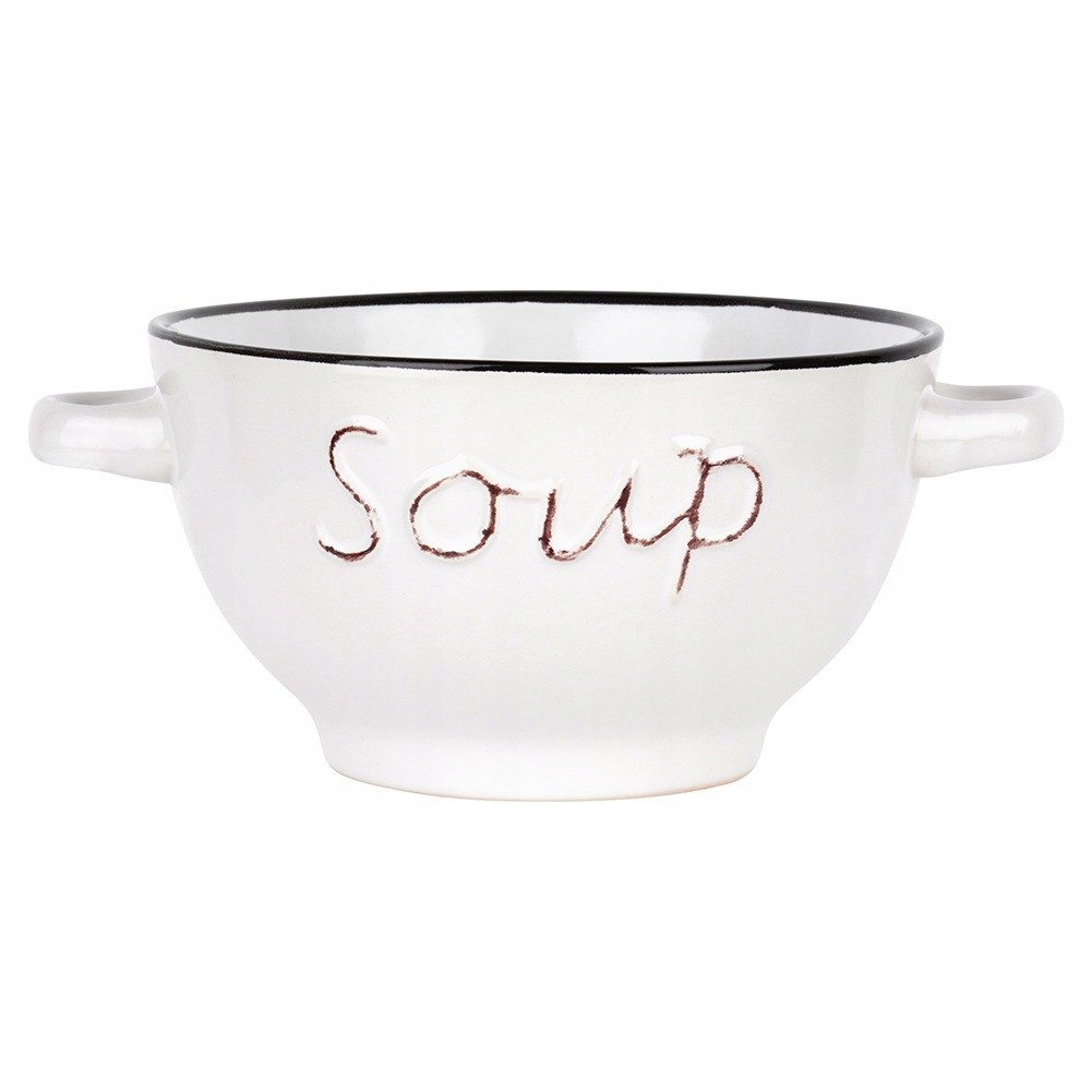 Miski do zupy bulionówka ceramiczna zestaw misek 600ml 4-ele SIAKI COLLECTION – Idealne do serwowania zup